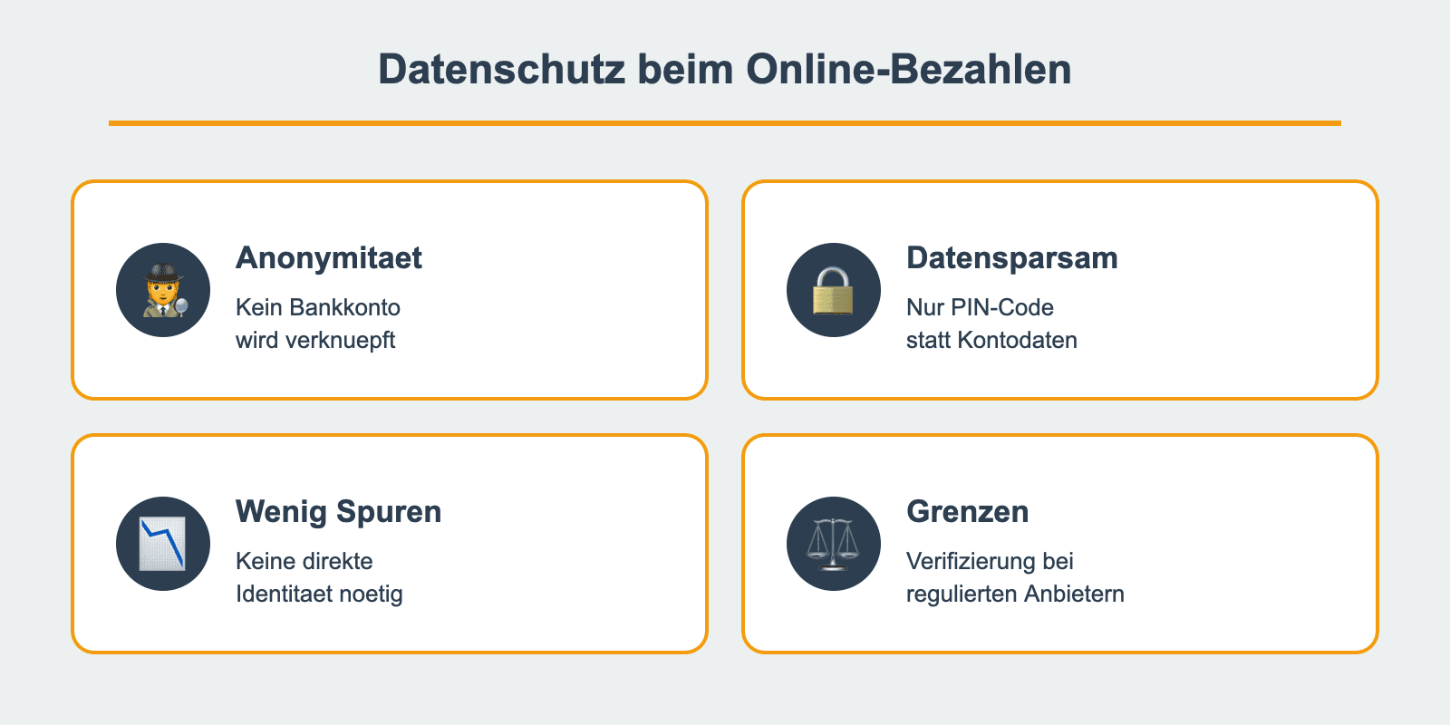 Online Casino mit Paysafe: Datenschutz im Blick 2 Infografik: Datenschutz-Aspekte beim Online-Bezahlen