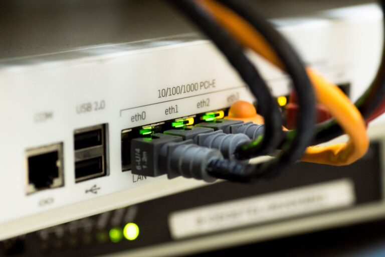 Router im Heimnetz für den Glasfaseranschluss